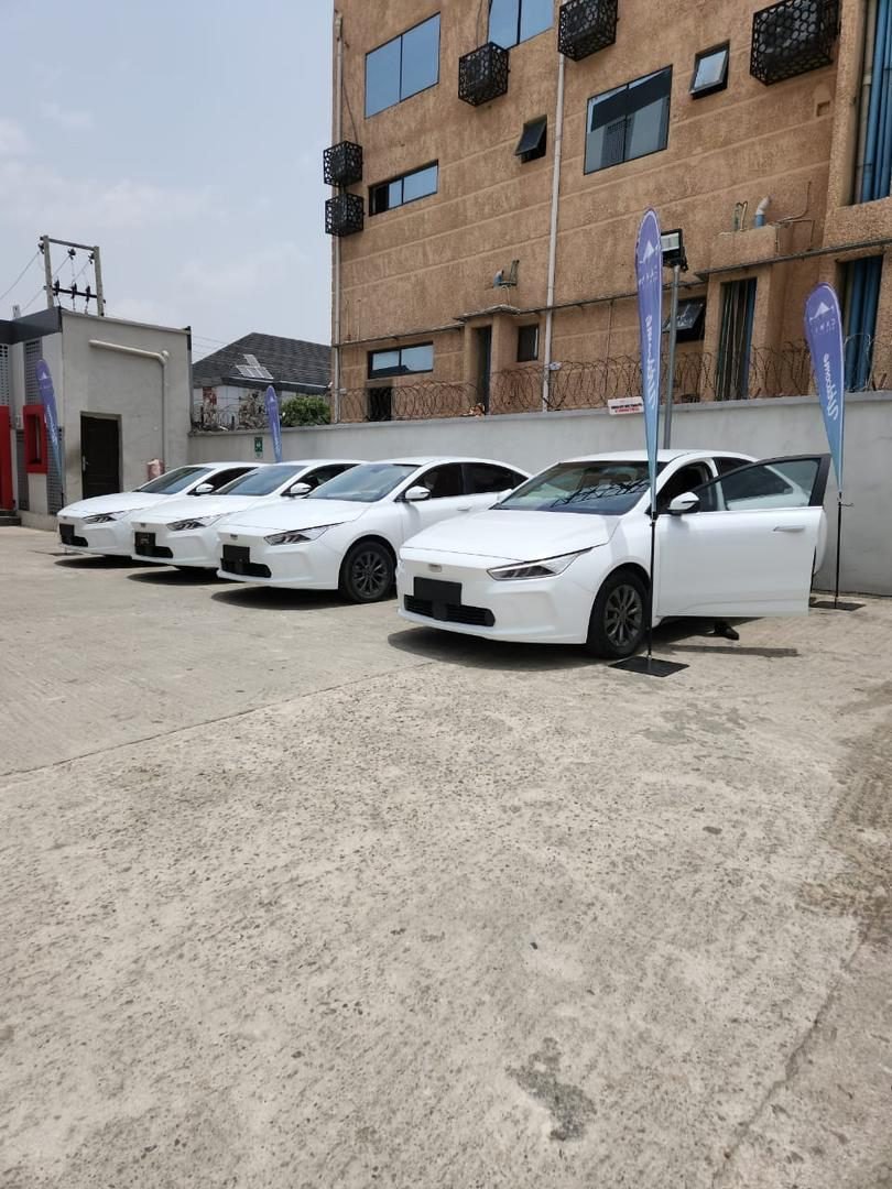 Ezyride electric fleet lined up